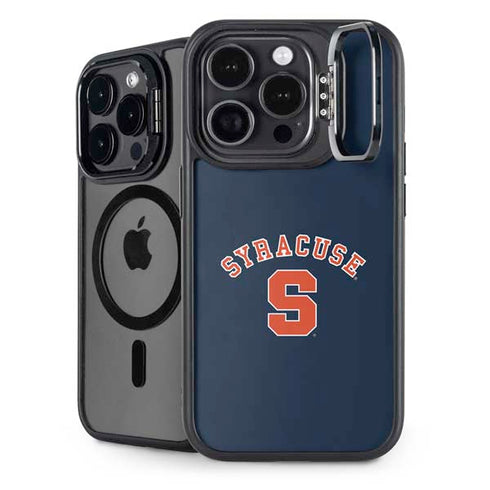 Syracuse University S Blue iPhone 15 Pro Kickstand Case